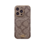 Classic iPhone Case With Card Holder Black -KB241651