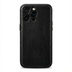 Handcrafted Vegetable-Tanned Leather iPhone Case – Vintage Patina Edition