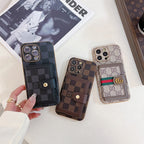 Luxury Classic Color Card Bag iPhone Case