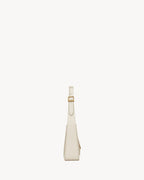 Saint Laurent Le 5 à 7 Patent Leather Hobo – Burgundy Elegance