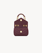 L-Y Leather Mini Chain Adjustable Handbag Wallet