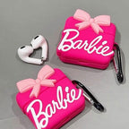 Barbie Pink AirPods Case with Keychain Loop
