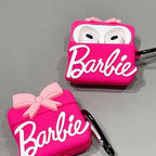 Barbie Pink AirPods Case with Keychain Loop