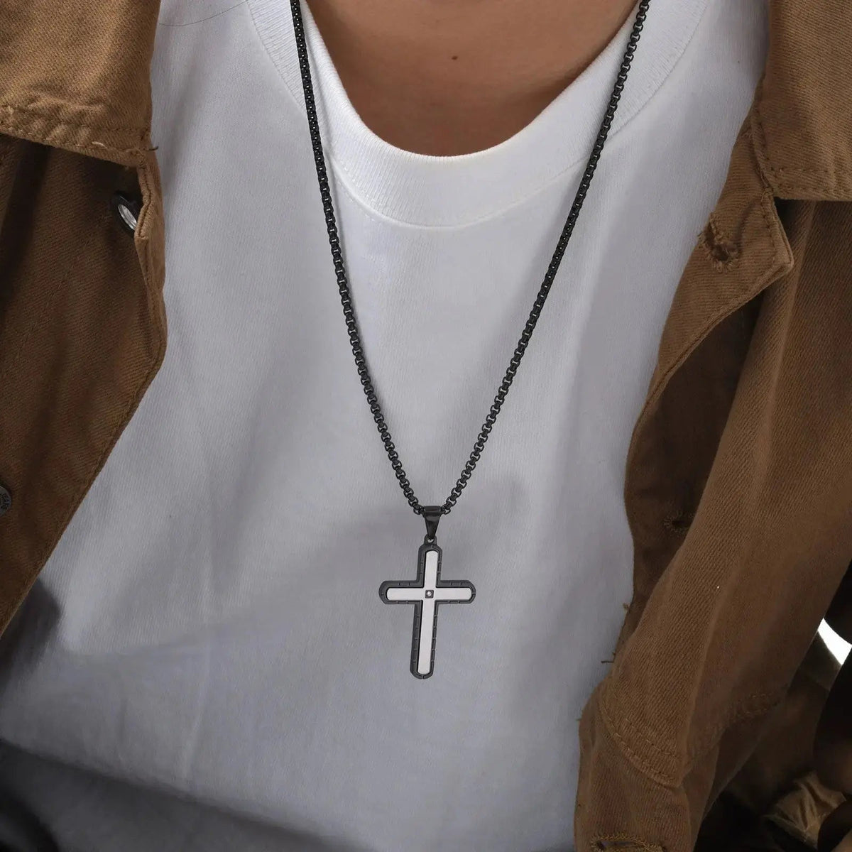 Ebon Cross Necklace