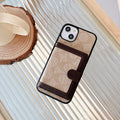 Classic iPhone Case With Wallet And Crossbody Strap White -XK240402