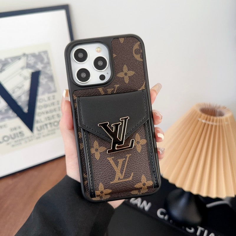 Luxury Card Bag Color iPhone Case