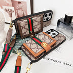 Premium Card Bag Chain Classic iPhone Case