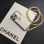 Elegant Crossbody Leather iPhone Case