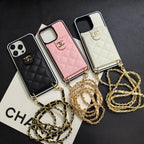 Elegant Crossbody Leather iPhone Case
