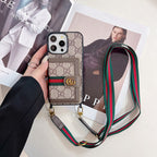 Premium Card Bag Crossbody iPhone Case