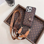 Luxury Card Bag Crossboday iPhone Case