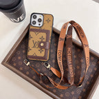 Luxury Card Bag Crossboday iPhone Case