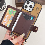 Luxury Card Bag Crossboday iPhone Case