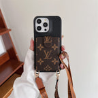 Luxury Card Bag Crossbody Chain iPhone Case