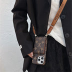 Luxury Card Bag Crossbody Chain iPhone Case