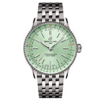 BREITLING Navitimer Automatic Mint Green Dial 36mm Watch