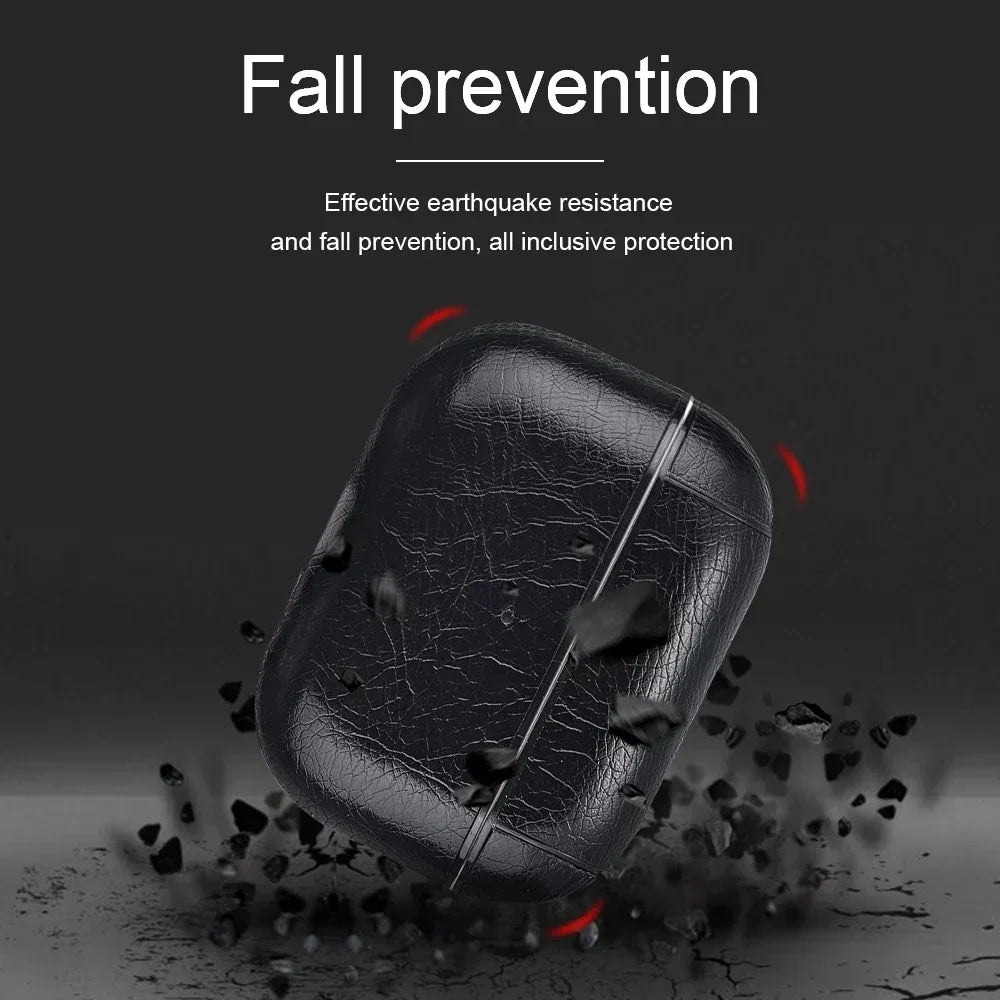 For Airpods Pro 2 Case Leather Earphone Case For Apple Air Pod 3 Pro 2nd Generation USB C