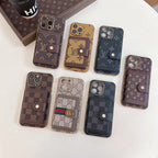 Luxury Classic Color Card Bag iPhone Case